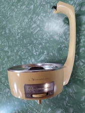 MCM Proctor Silex Coffee Percolator Pot yellow tested NO GLASS replacement parts