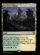 Fortified Village #161 MTG Wilds of Eldraine NM X1