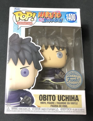 New Funko POP Obito Uchiha 1400 Special Edition Naruto Shippuden Read Box Wear
