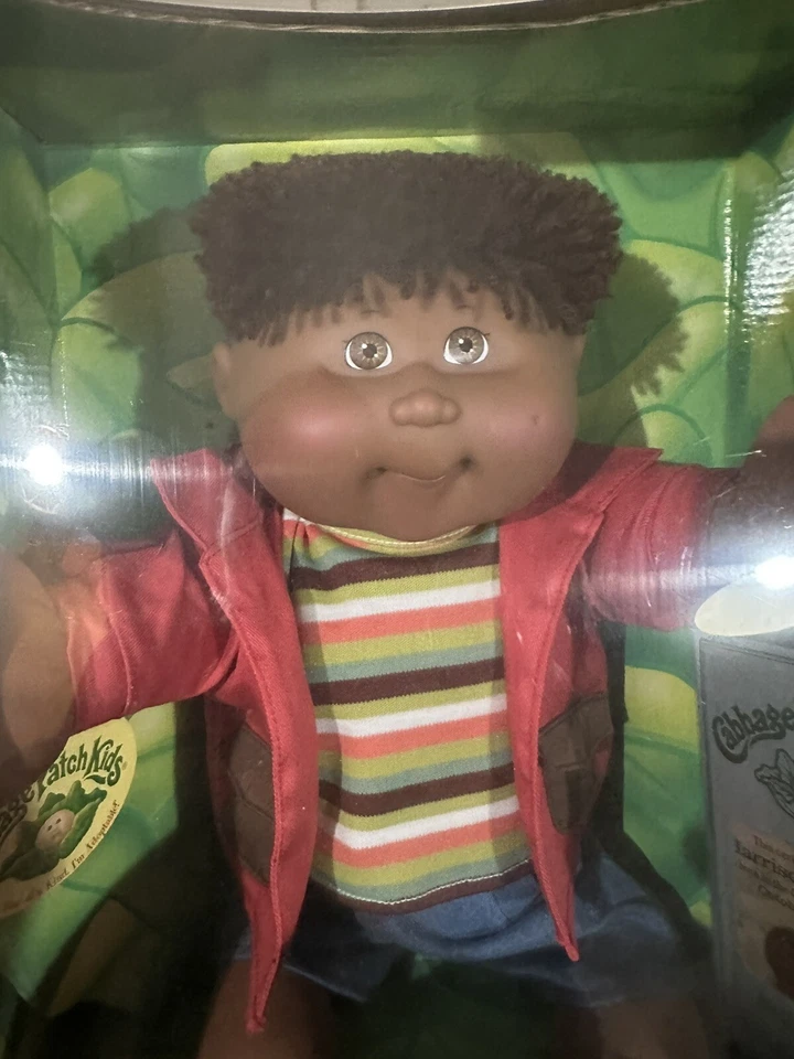 Raro 2004 Cabbage Patch Kid menino afro-americano Harrison Trace 27 de outubro - Imagem 2 de 4
