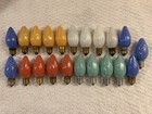 21 Vintage Ge Westinghouse C9 C-9 Swirl Christmas Lights Tested Usa Mixed Lot