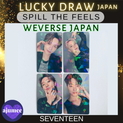 SEVENTEEN SPILL THE FEELS 12th mini album Weverse JAPAN Luckydraw