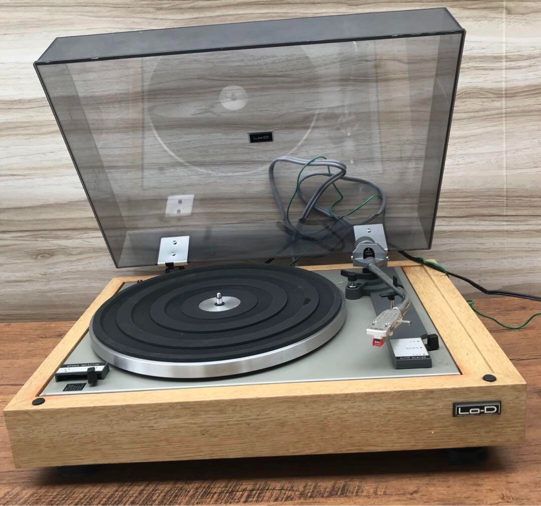 Hitachi Lo-D Record Player Turntable PS-10 Working Condition Used