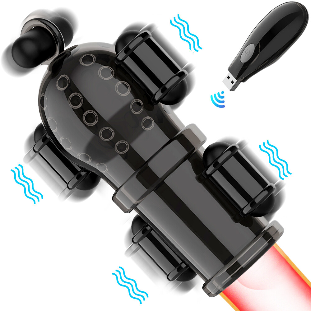 penis head vibrators 8X Vibrating Silicone Penis Head Stimulator – Boyzshop main image 1