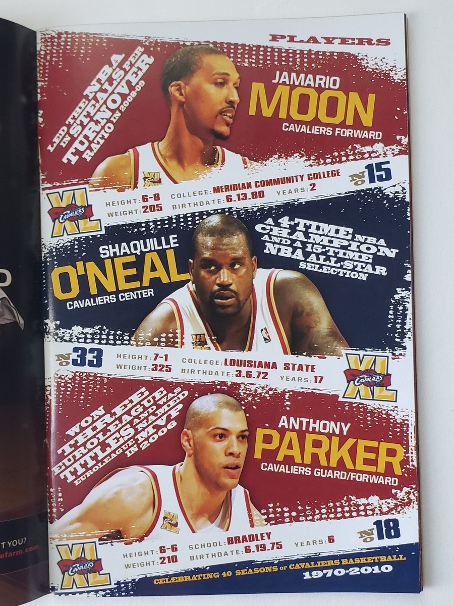 2009-10 Cleveland Cavaliers Tipoff Program 10/27/09 LeBron James