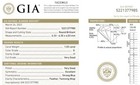 GIA loose certified 1.02ct I1 G round brilliant diamond vintage Natural — photo 6