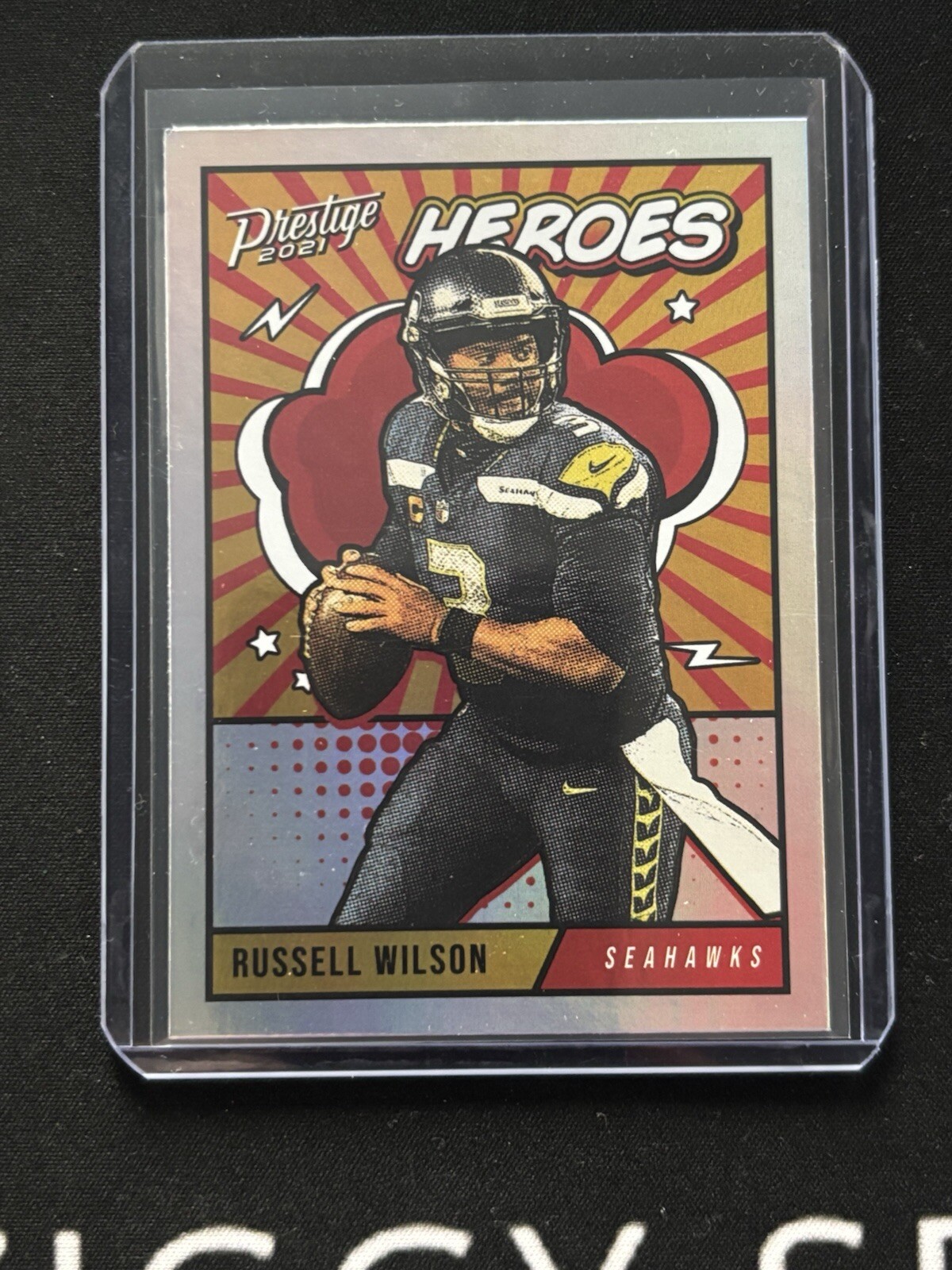 2021 Panini Prestige Heroes Russell Wilson Seattle Seahawks #HE-1