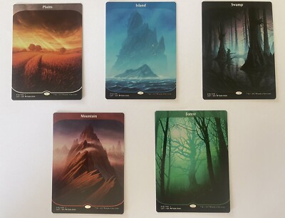 Magic the Gathering MtG Unstable Lands Plains, Island, Swamp, Mountain, Forest