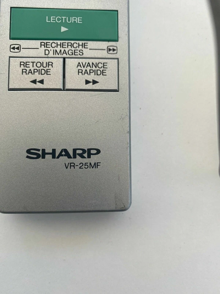 Sharp VR-25MF TELECOMMANDE COMMANDE  - Photo 3/4
