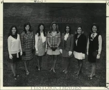 1969 Press Photo Southeastern Louisiana College homecoming queen and court