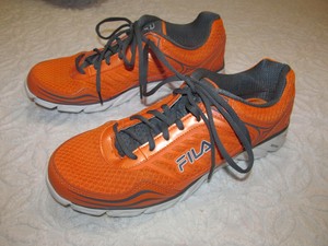 fila running shoes orange