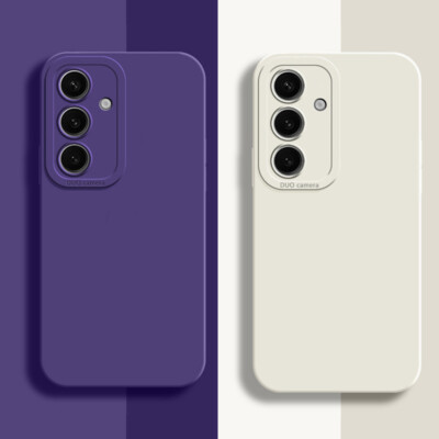 Handyhülle Für Samsung S24 S23 S22 Ultra A52S A54 A55 Slim Silikon Schutz COVER