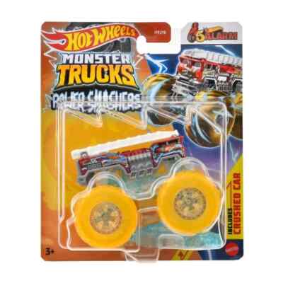 Hot Wheels Monster Truck 5 Alarm Power Smahsers Kids Diecast Toy