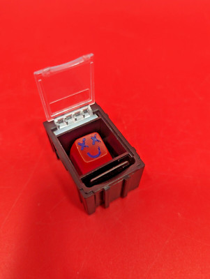 New Drop single Hotkeys project X smiley universal keycap Red/black