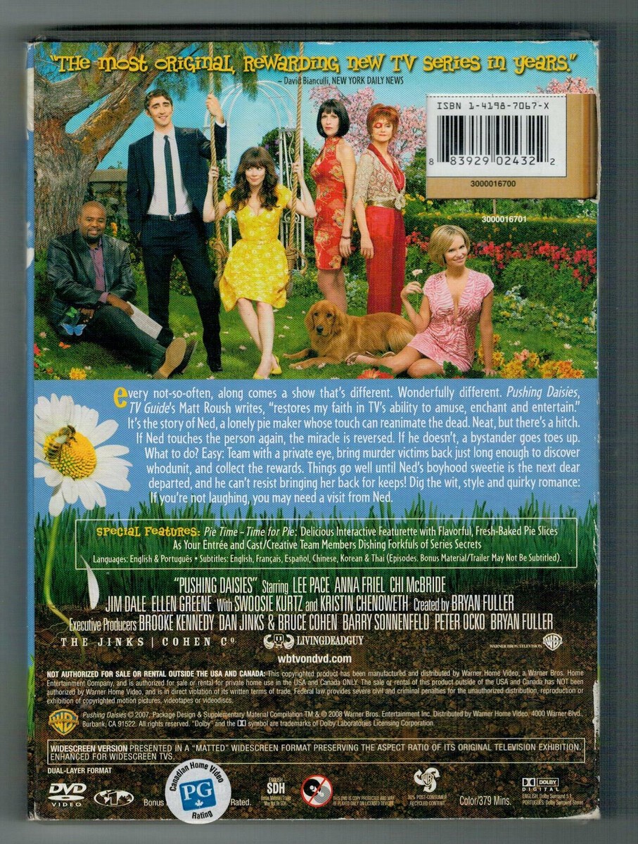 PUSHING DAISIES 1 THE COMPLETE FIRST SEASON ONE 3-DISC DVD SET