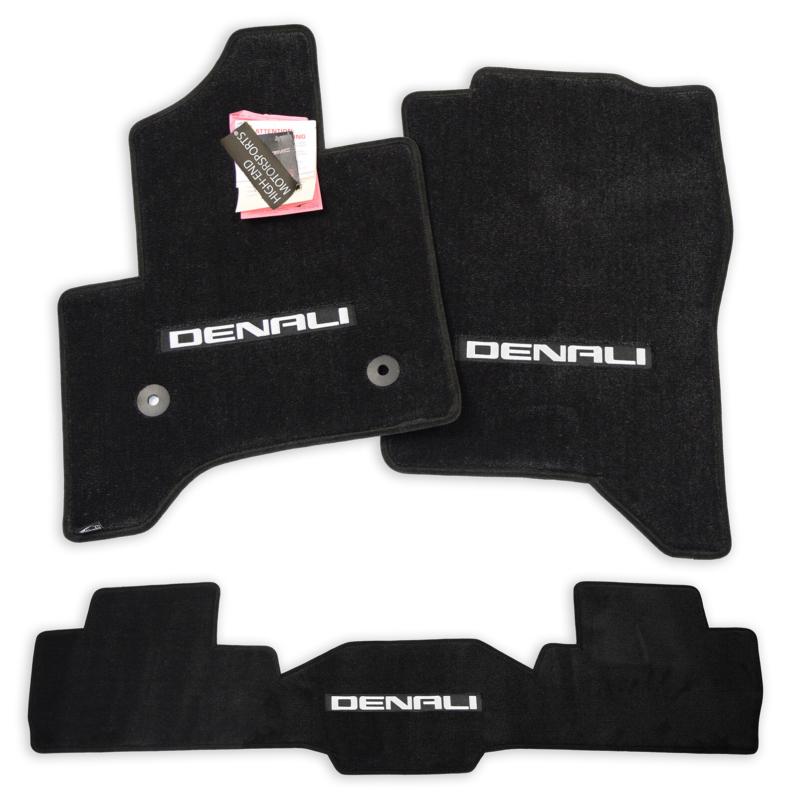 GMC Sierra Denali Floor Mats Crew & Double Cab 2500 3500 3PC