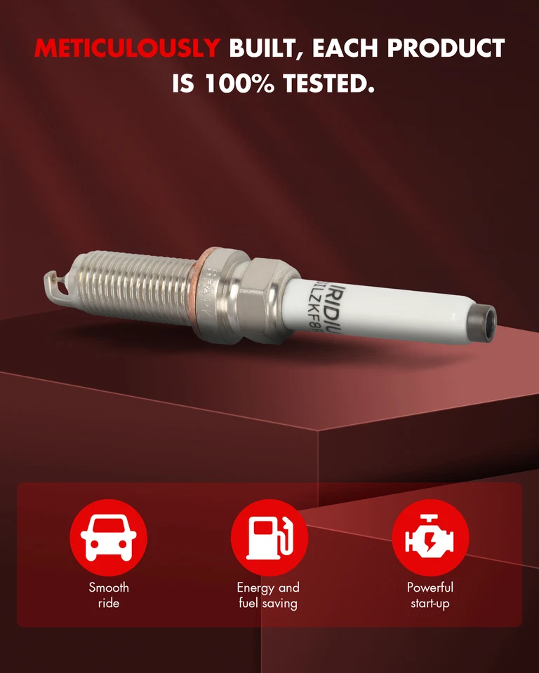 Juego de 4 bujías de iridio para Mercedes-Benz CLA45 AMG 2014-2020 2,0 L L4 Foto 2 de 4