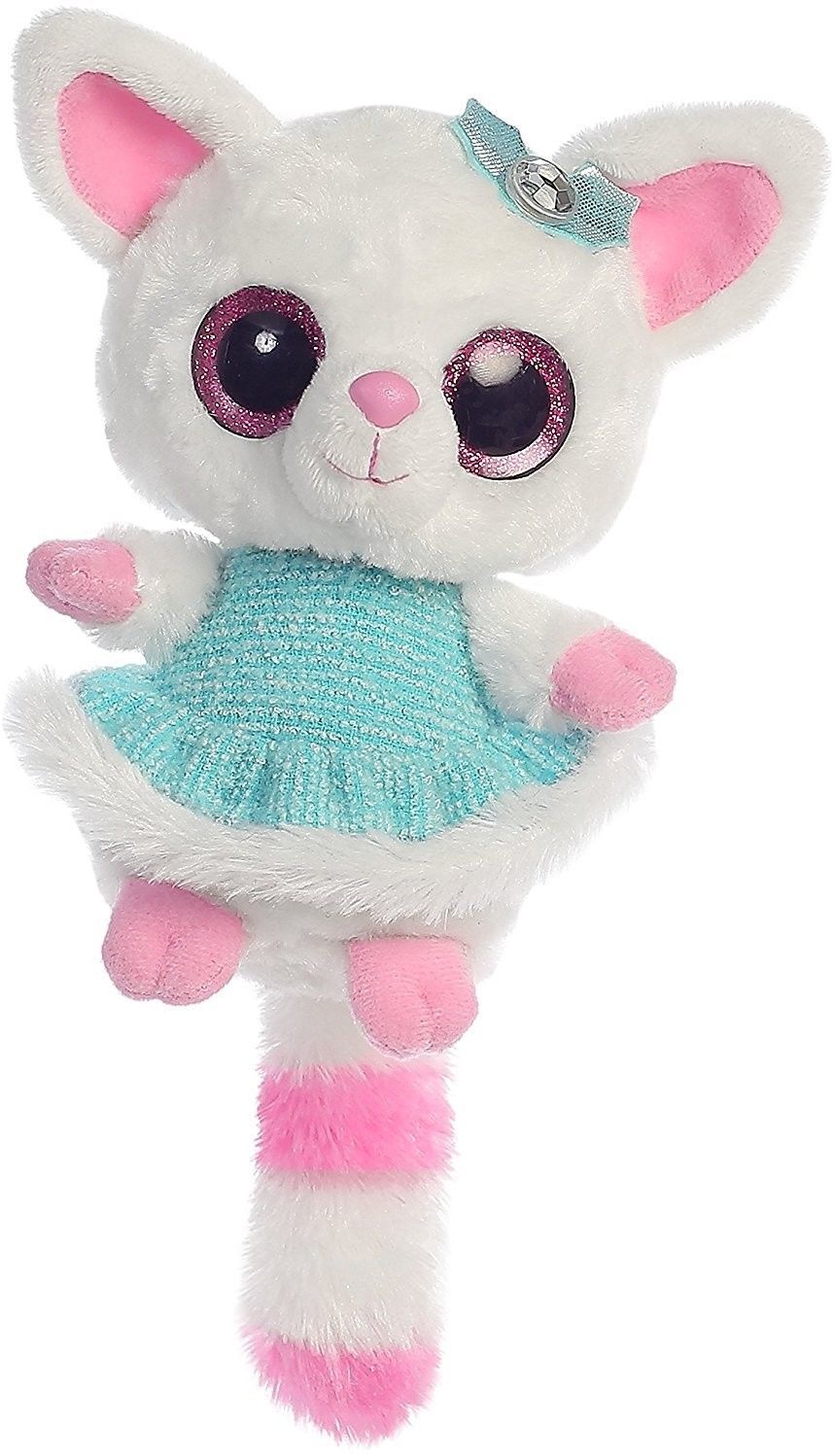 Aurora YooHoo And Friends 8-Inch Pammee Blue Dress Kids Soft Cuddly Teddy