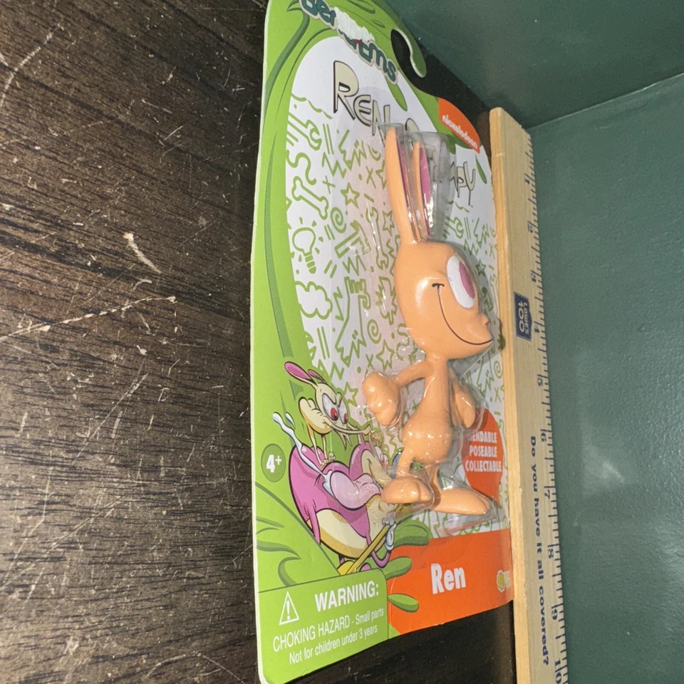 Bend-Ems REN & Stimpy Bendable Poseable Collectable REN Figure Toy Nickelodeon - Image 2 of 4