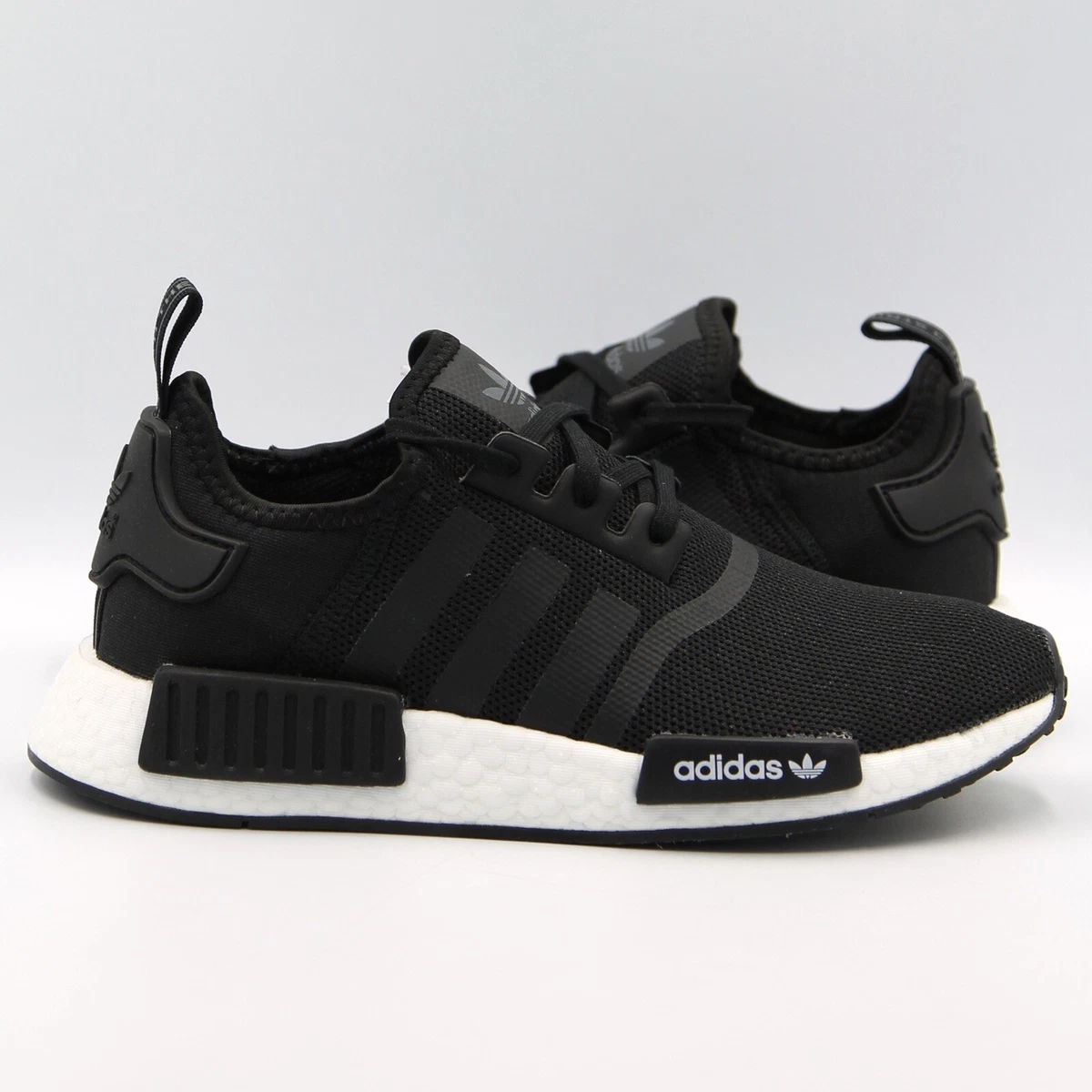 Adidas NMD R1 Size 6.5 Youth 7.5 Womenu0026#039;s Athletic Sneaker Running Shoe  Black | eBay