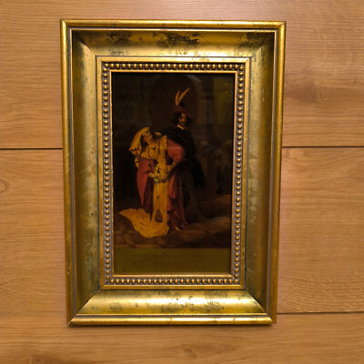 Hotspur and Lady Percy Signed by Jenny Simpson Gilt Framed Glass Picture