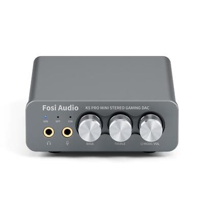 Fosi Audio K5 Pro Gaming DAC and Headphone Amplifier