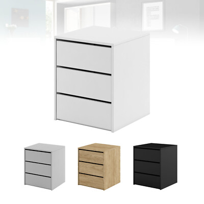 Nachttisch IDEA ID-13 mit 3 Schubladen 50 cm Container Nachtschrank Modern