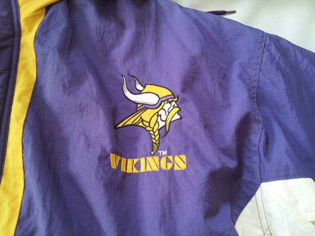 VINTAGE RARE STARTER MINNESOTA VIKINGS FULL ZIPP WITH HOOD