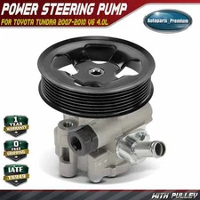 Power Steering Pump for Toyota Tundra 2007-2010 V6 4.0L with Pulley GAS Pickup