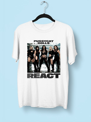 Pussycat Dolls React Short Sleeve White Men S-234XL T-Shirt  KK273