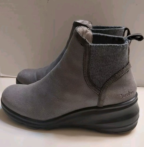Jambu Womens Ember Gunmetal Ankle Boots Size 7.5 (1949879)