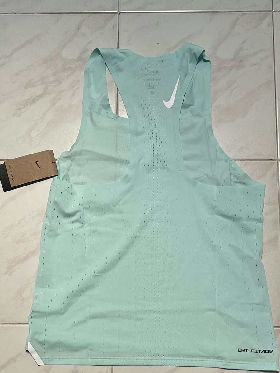 Men's Nike Dri-FIT ADV AeroSwift Race Running Singlet Blue