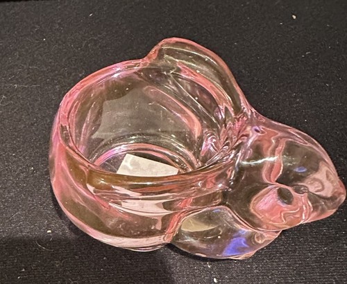 Set of 2 Glass Robbie Tealight Candle Holders - Picture 8 of 10