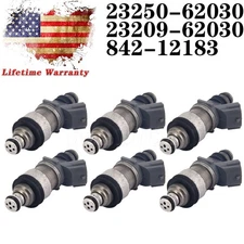 6x Fuel Injectors For Toyota 4Runner Tacoma T100 1998 1997 1996 3.4L 23250-62030