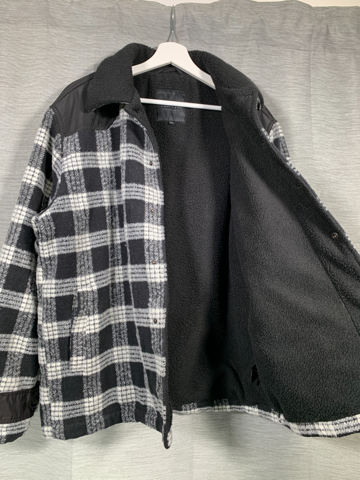 Trapstar Lumberjack Flannel Jacket Medium Mens Bl… - image 12