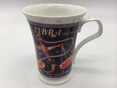 Dunoon Zodiac Astrology Mug Libra 4.5'' by Ruth Beck