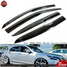 For Honda Accord Sedan 2008 2009-2012 Mugen Style Window Vent Visor Rain Guard