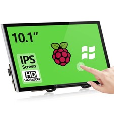 Hamtysan Raspberry Pi Screen 10.1 Inch Touchscreen Monitor 1024X600 Small Hdmi