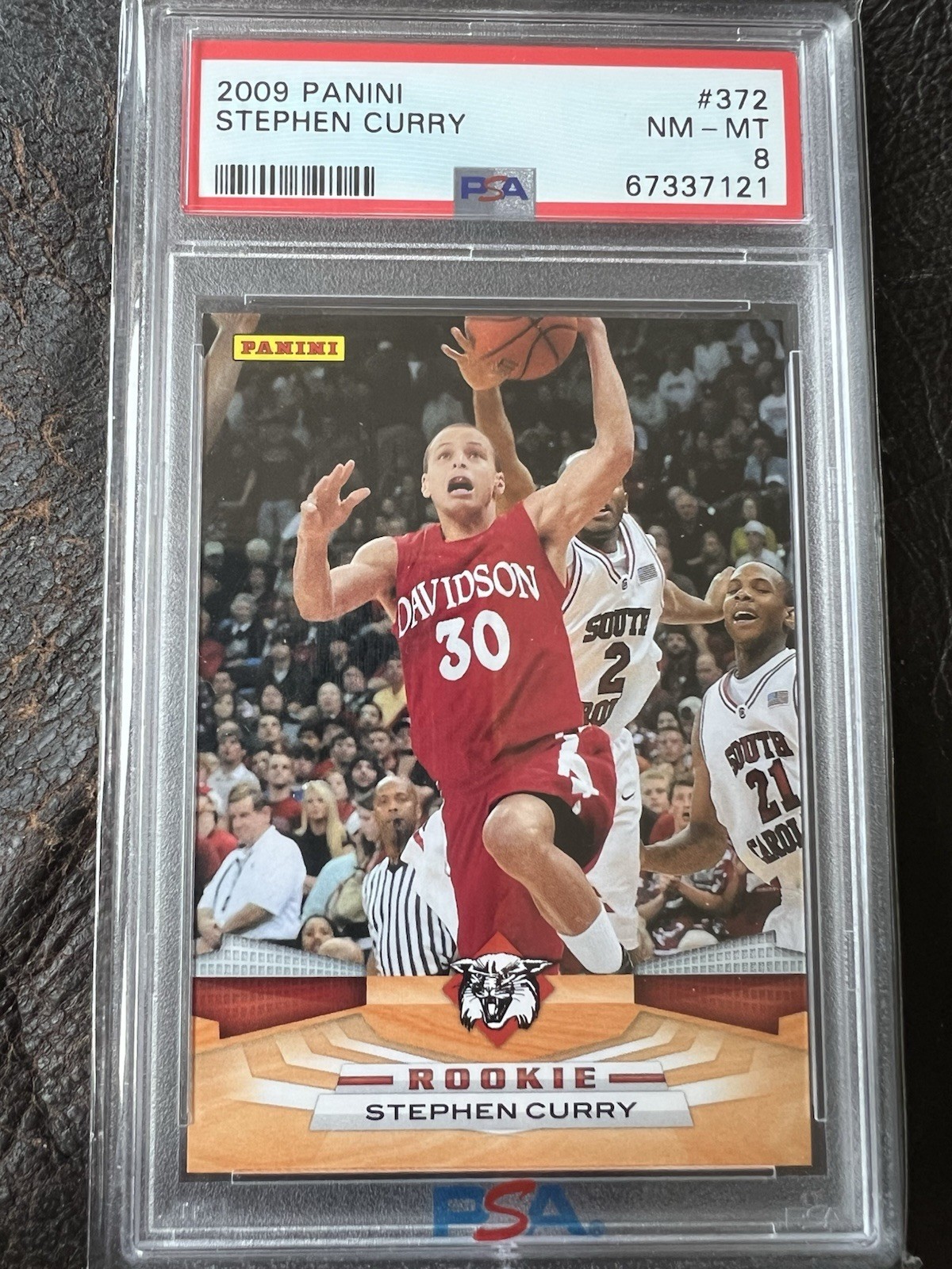 2009 PANINI STEPHEN CURRY #372 ROOKIE CARD RC PSA 8 WARRIORS CLEAN 🔥🔥🔥