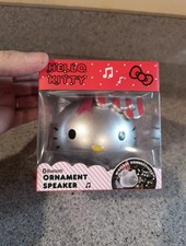 NIB Hello Kitty Wireless Ornament Bluetooth 3.5  Holiday Speaker