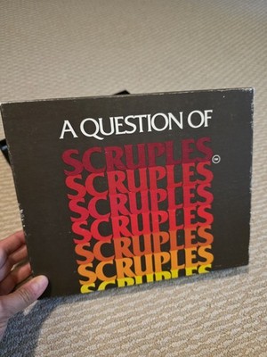 A Question of Scruples Board Game - Complete Game of Morals - 1984