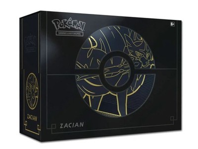 Pokémon Schwert & Schild Top Trainer Box PLUS Zacian sealed NEW german