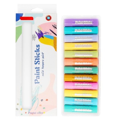 Twistable Wax Coloring Crayons 12 Colors for Kids Sketching and Drawing Use