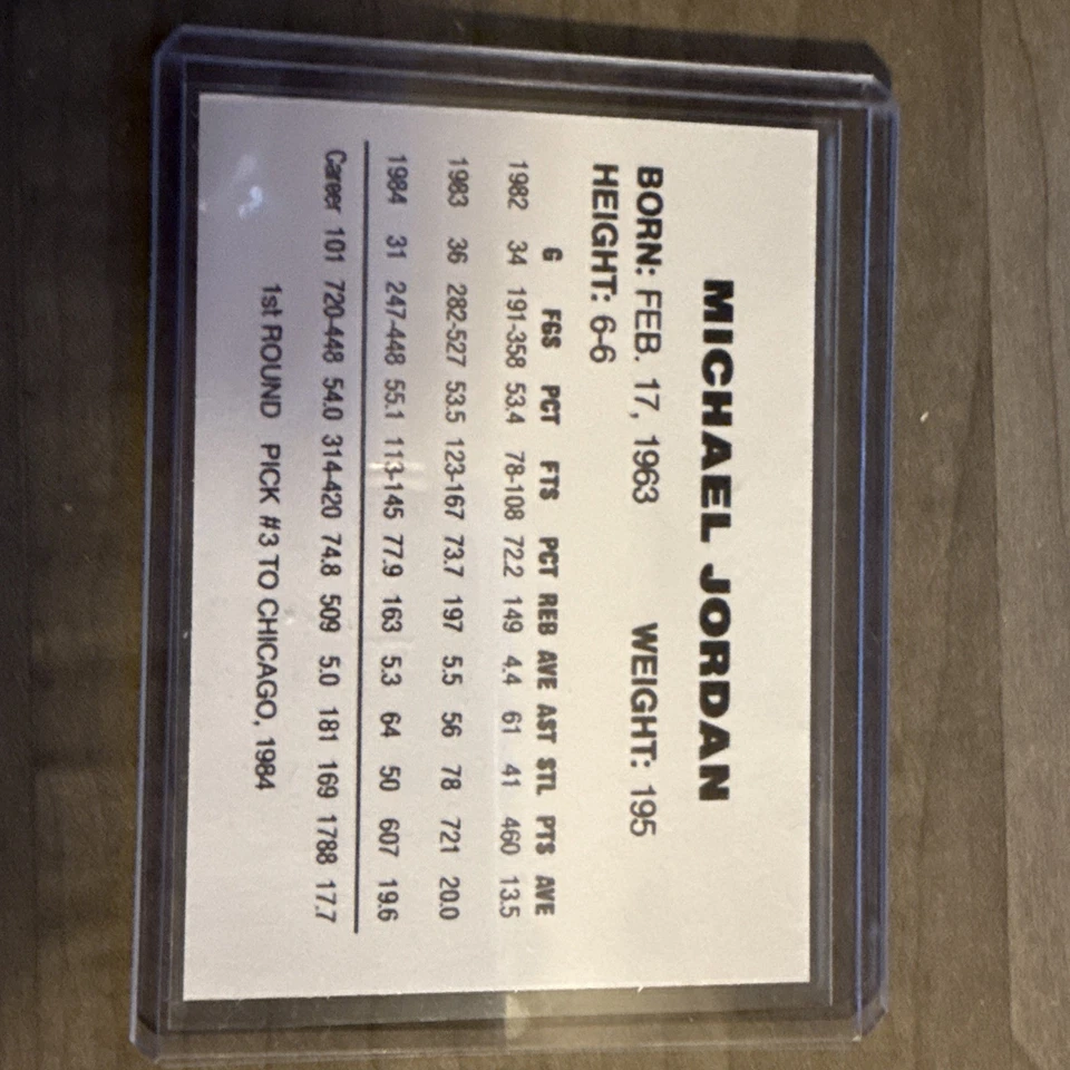 Baloncesto Olímpico de Estados Unidos 1984 Michael Jordan Novato RC Co-Capt Equipo Ganador de Oro! Foto 2 de 2