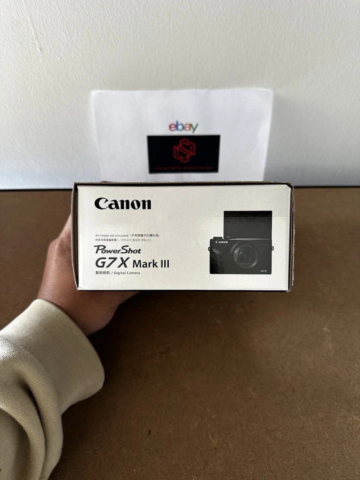$100 OFF Canon PowerShot G7 X Mark III 20.1MP Digital Camera Black NEW ✅FREE 🚚✅ - Image 4 of 4