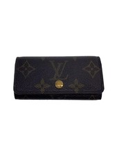 LOUIS VUITTON Multicle 4 Monogram Canvas Brown PVC Men's M69517