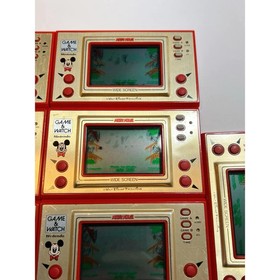 NINTENDO GAME AND & WATCH Mickey Mouse 1981 Wide Screen Set of 10 consoles
