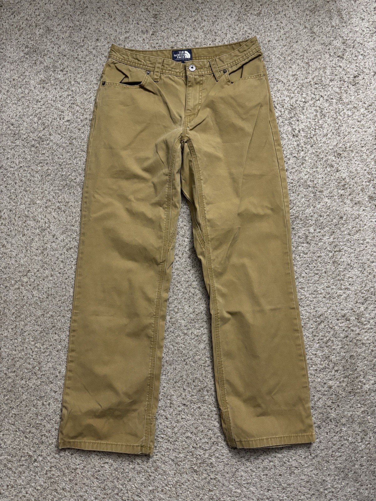 The North Face Pants Mens Size 30x29 Beige Light Canvas Hiking Workwear Pants