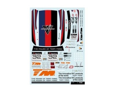 Team Magic Aufkleber E4D 320 TM503318 