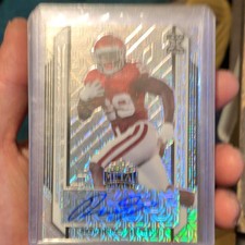 2021 Leaf Metal Draft Portrait Autographs Rhamondre Stevenson - Oklahoma Autogr…